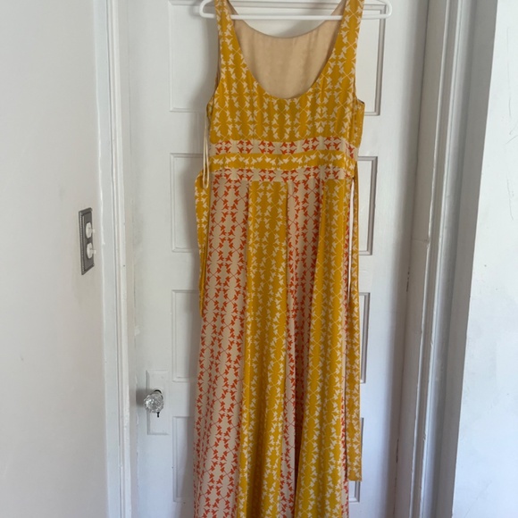 Charlotte by Charlotte Taylor Silk Maxi Hummingbird Dress, Anthropologie, Size 6 - Picture 5 of 7